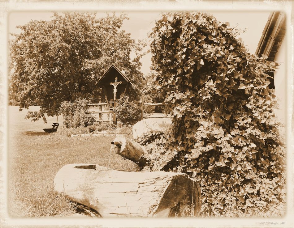 Auf dem Weg zur Burg Neuhaus, 2015, Foto: (C) Herbert Swaton