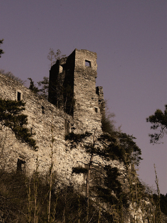 Burgruine Eibenstein 2009, Foto: (C) Herbert Swaton