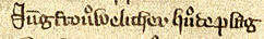 'Diakritische Zeichen - Ausschnitt aus dem Leben der Heiligen Elisabeth', Staatsarchiv Marburg, um 1350