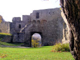 Torhalle und Torturm in der Ansicht vom Burghof 