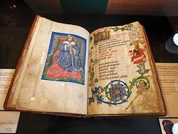 Noch bis zum 21. Februar sind die Originale zu bestaunen: Etwa das Gebetbuch Herzog Albrechts VI, um 1458