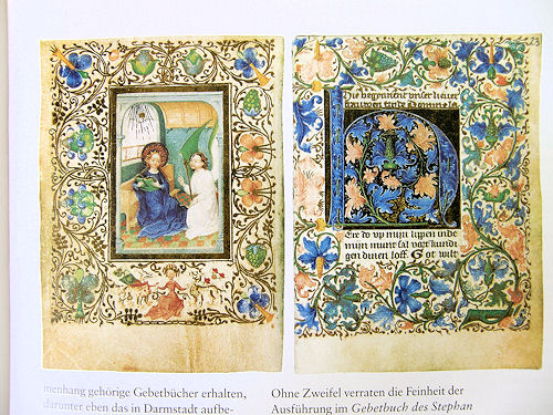 Meisterwerke der Buchmalerei: Doppelseite, aus dem Gebetbuch des Stephan Lochner, um 1450