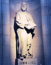 Statue der Ramon Llull, Universitt Barcelona