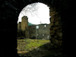 Blick in den Hof von Burg Schauenstein ...