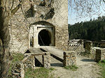 Burgruine Kollmitz: Zugang zur Hauptburg