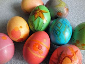 Wer denn sorgfltig sucht, der wird heute vielleicht noch ein Prsent vom langohrigen Osterboten finden ...