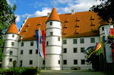 Das bayrische Schloss Friedrichsburg bei Regensburg