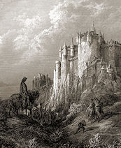 Camelot, in der Illustration des Gustave Dor, 1868