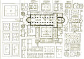 Der Klosterplan von St. Gallen, um 820